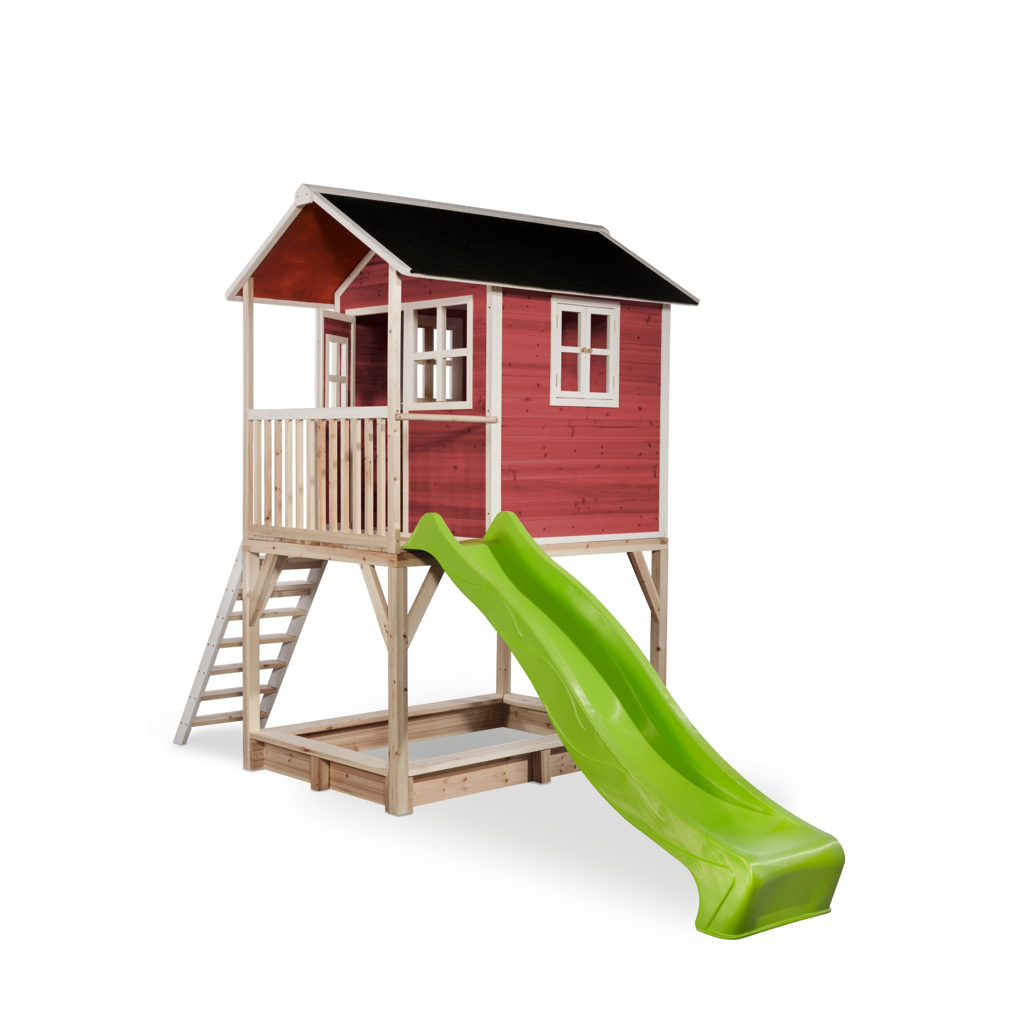 EXIT Loft 700 wooden playhouse - red