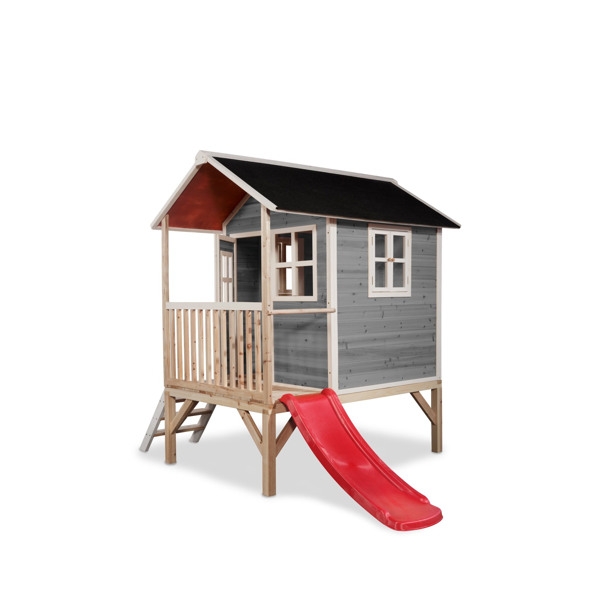 EXIT Loft 300 wooden playhouse - grey