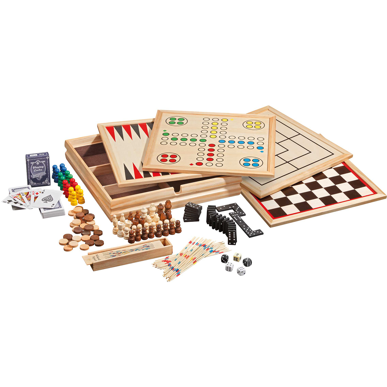 Philos wooden game set Compendium 10 - large