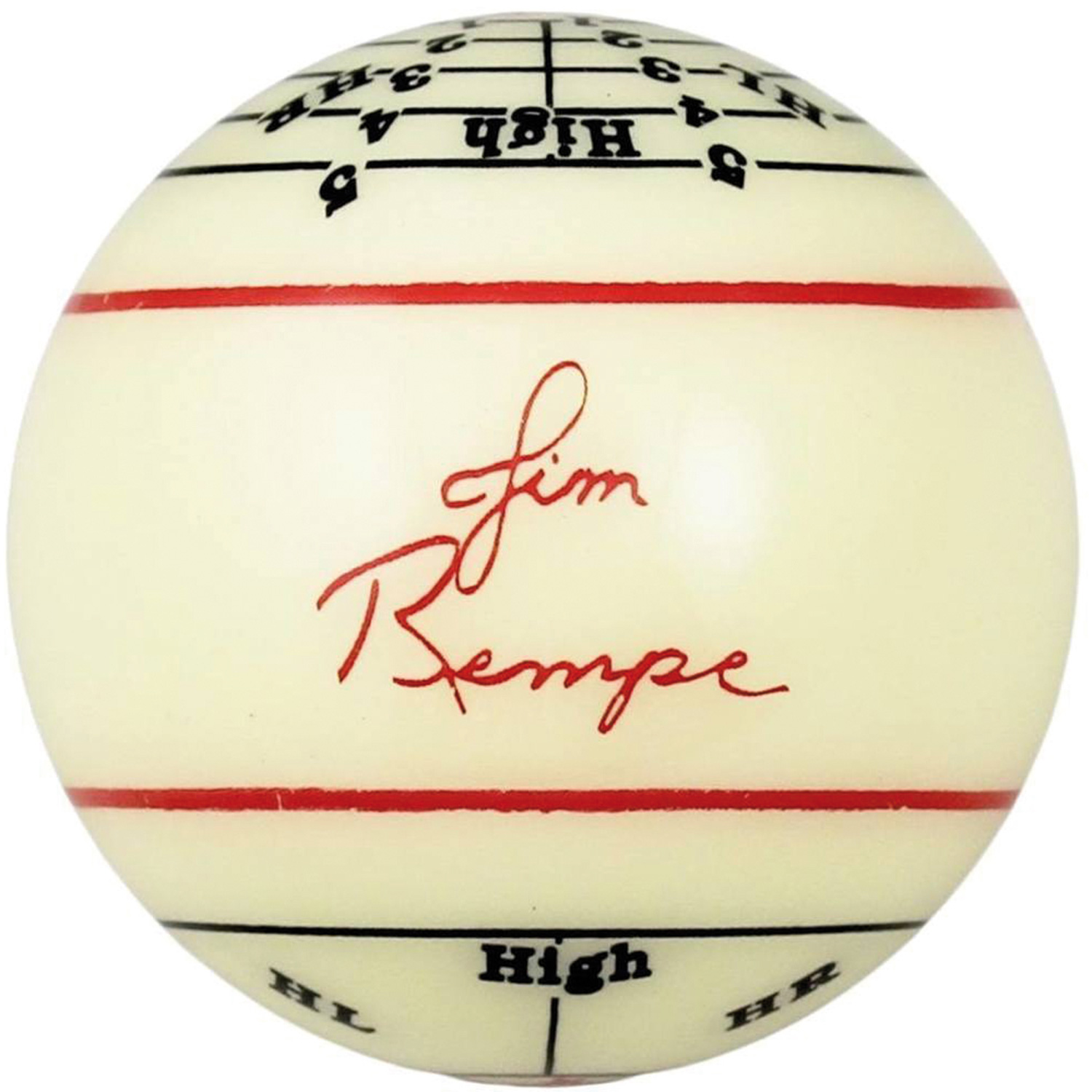 Jim Rempe training ball Aramith 57.2 mm