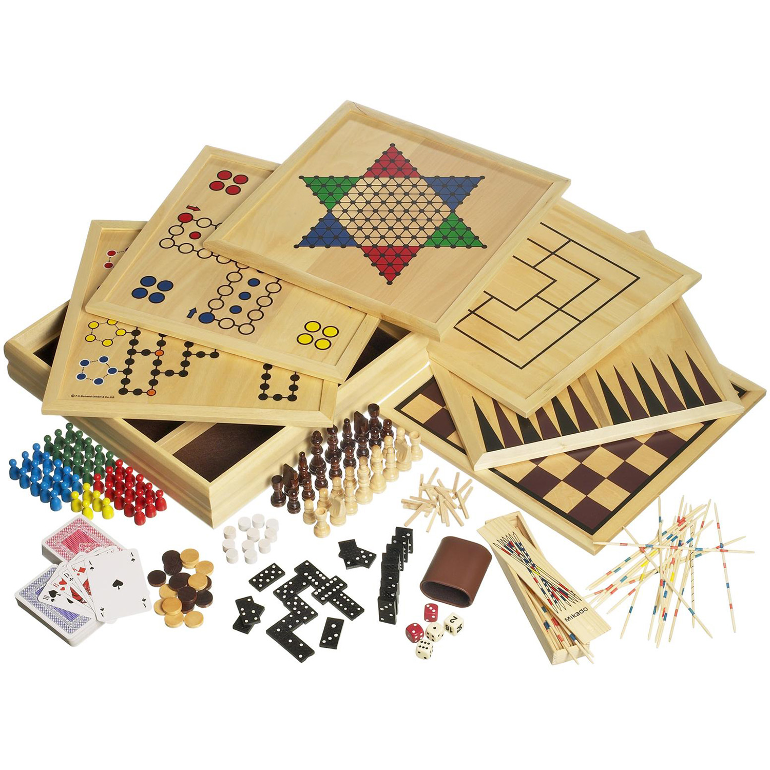 Philos wooden game set Compendium 100