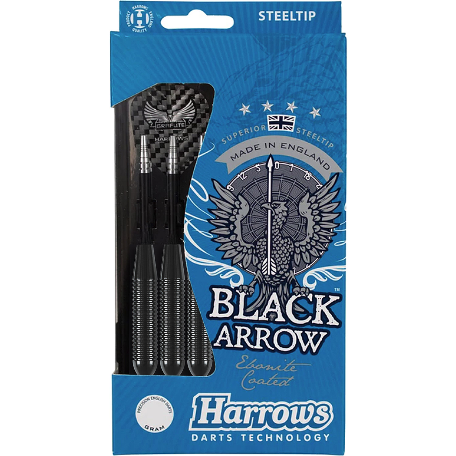 Harrows Black Arrow darts 22 grams