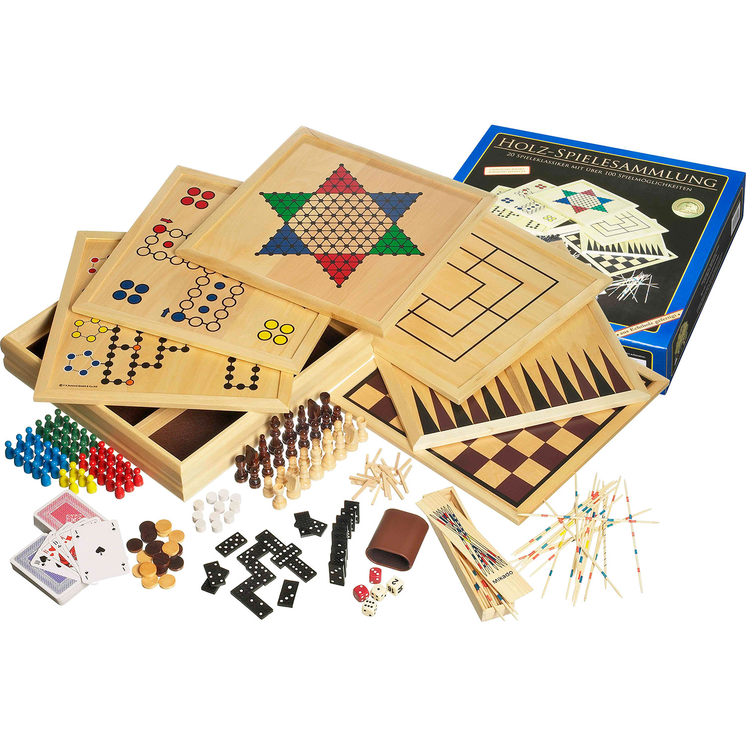 Philos wooden game set Compendium 100