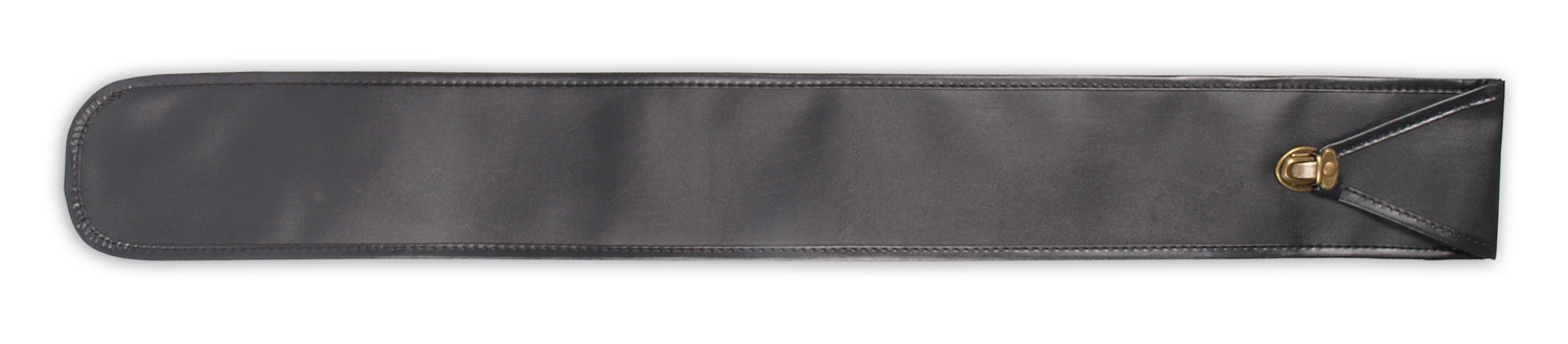 Cue cover classic, black leather