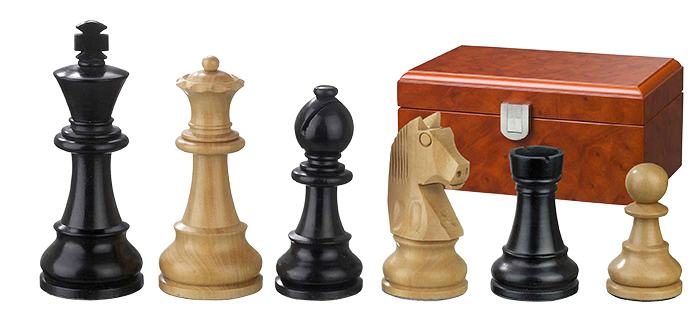 Philos Chess pieces Ludwig XIV 70mm weighted