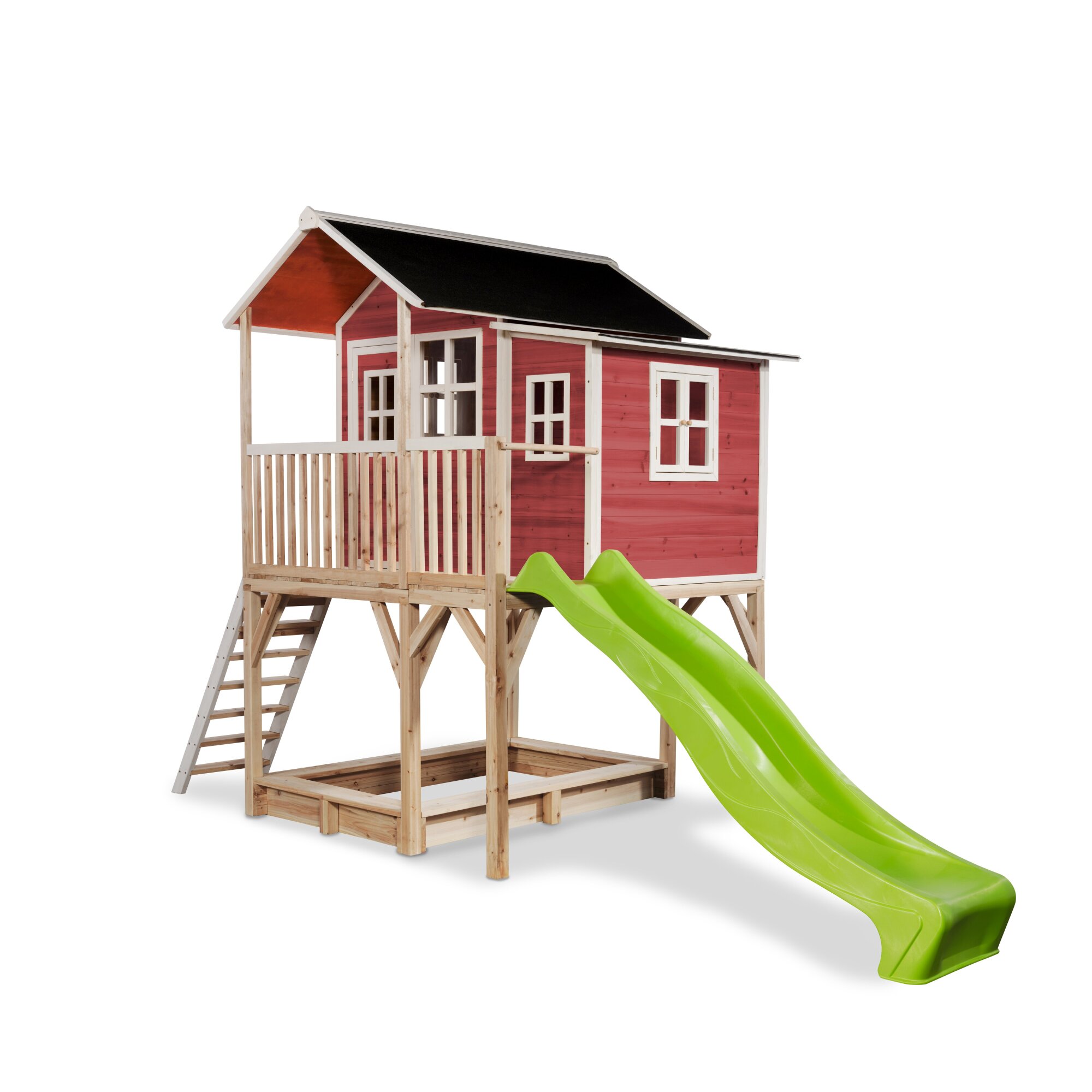 EXIT Loft 750 wooden playhouse - red