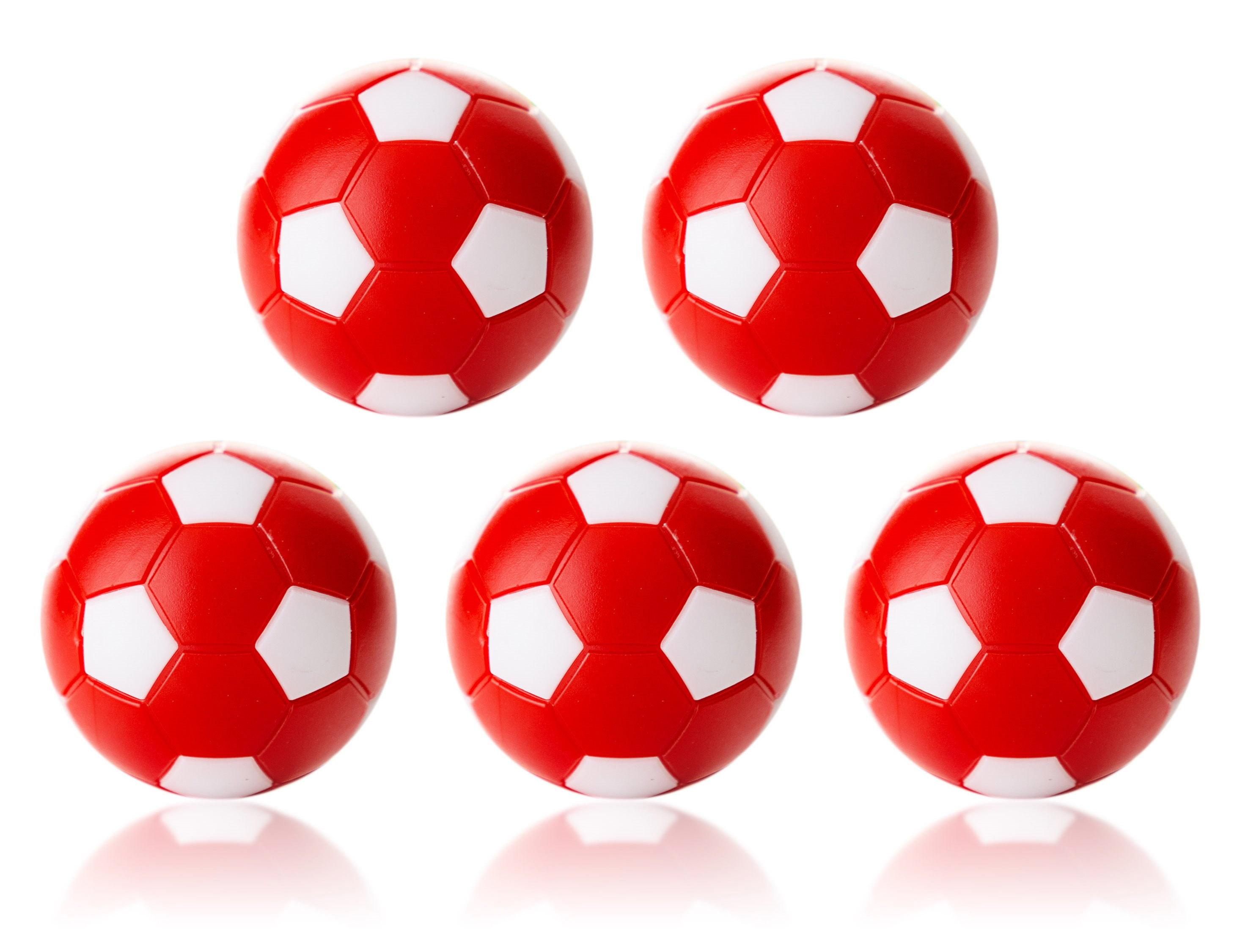 Foosball Winspeed by Robertson 35 mm, red / white, set with 10 pcs.