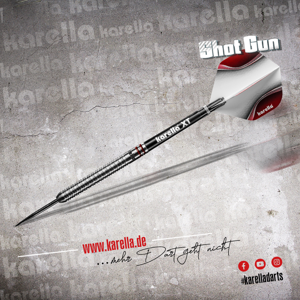 Karella ShotGun silver, 80% tungsten, 22g or 24g