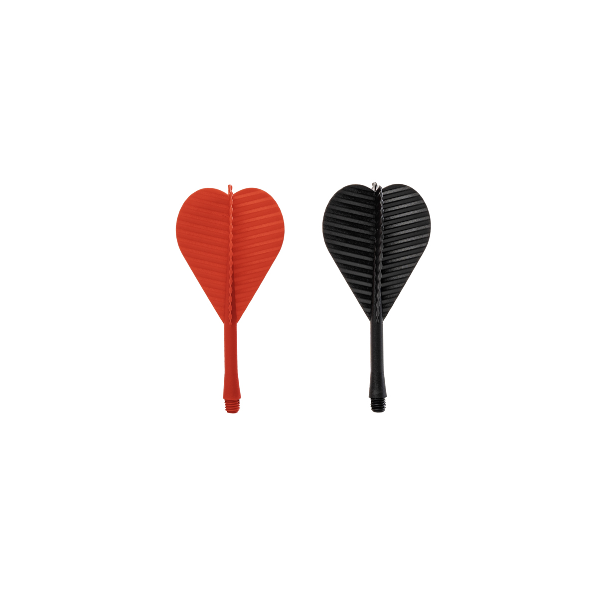 Replacement Flights Softdarts Karella PVC Set of 50 Red and Black