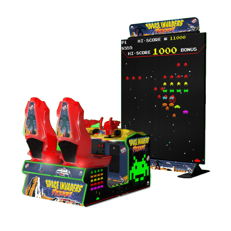 Raw Thrills Video Game Space Invaders Frenzy