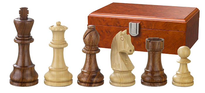 Philos Chess pieces Artus 83mm double weighted