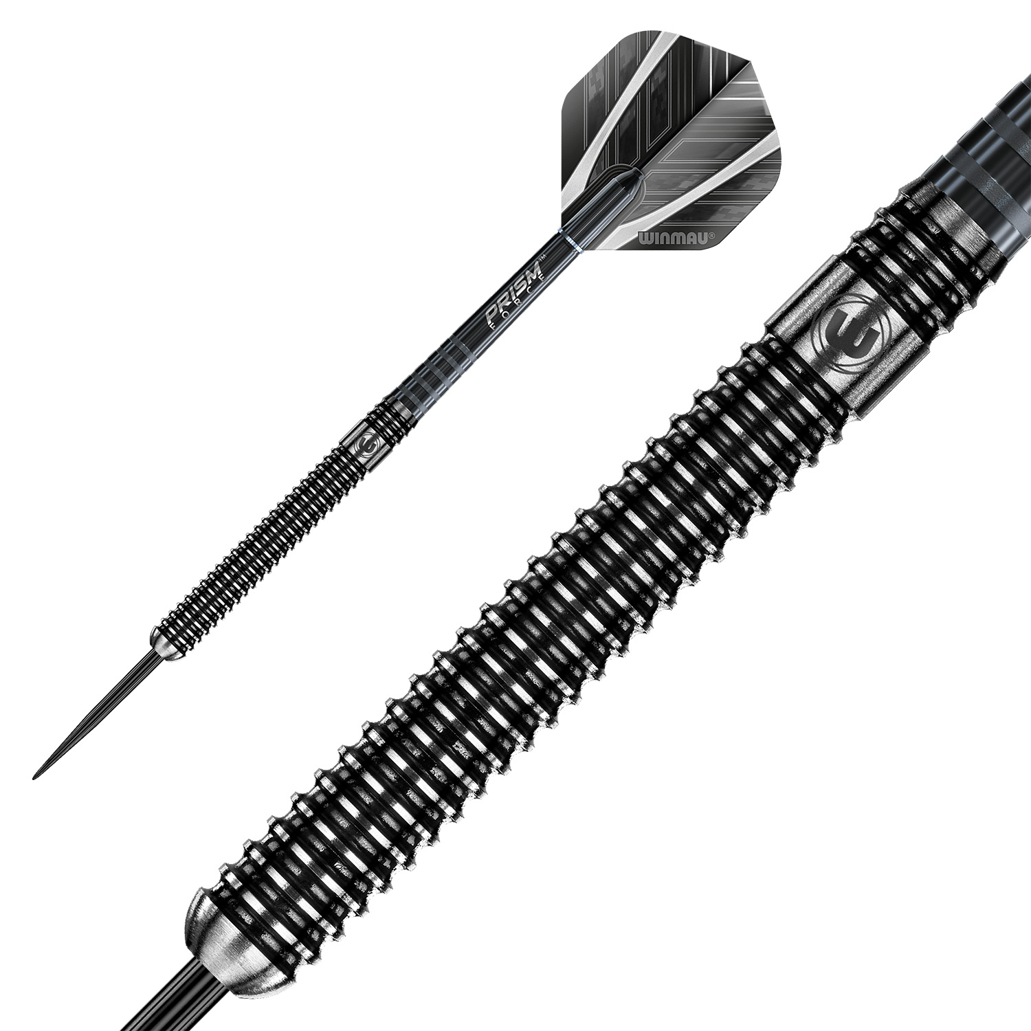 Winmau Blackout steel tip darts 26gr