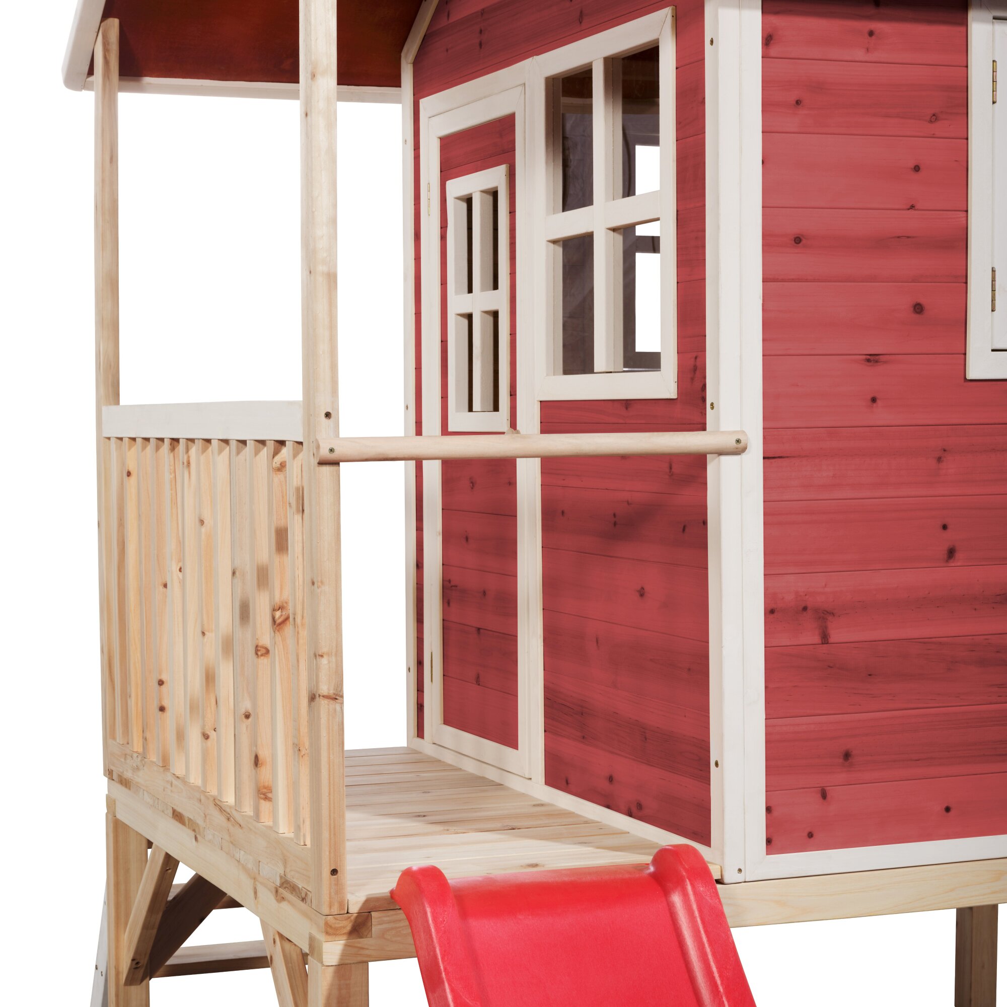 EXIT Loft 300 wooden playhouse - red