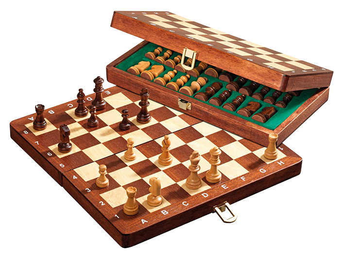 Philos travel chess set deluxe magnetic 26,5x13,5
