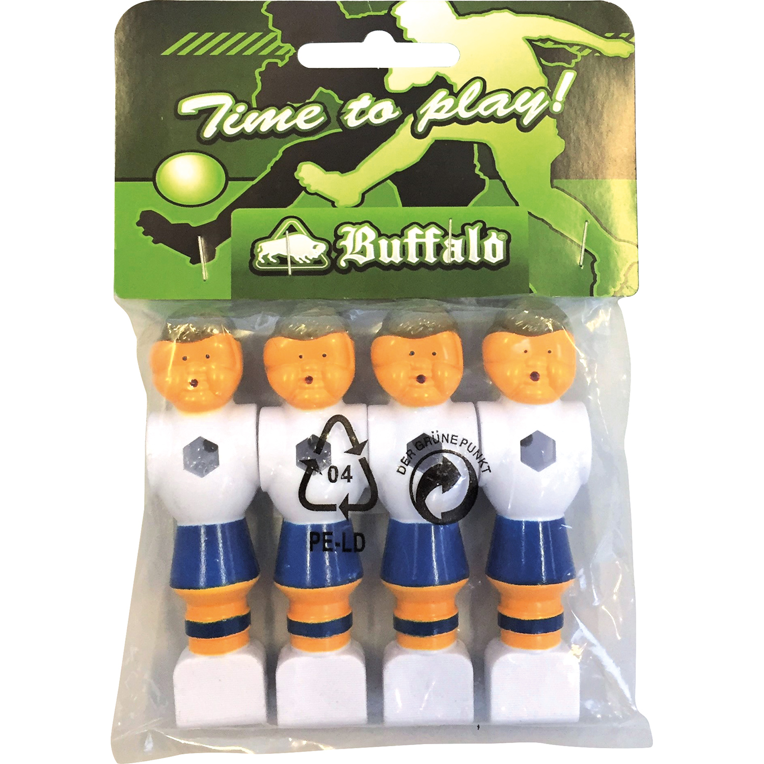 Buffalo Tischfußballpuppe 16 mm blau