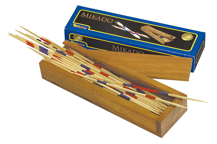 Philos Mikado in wooden box 19,5x5,5 cm