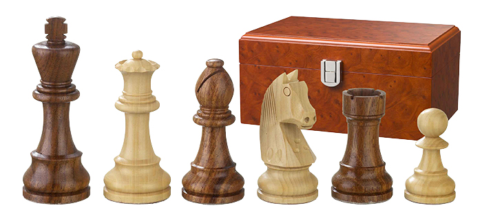 Philos Chess pieces Artus 95mm double weighted