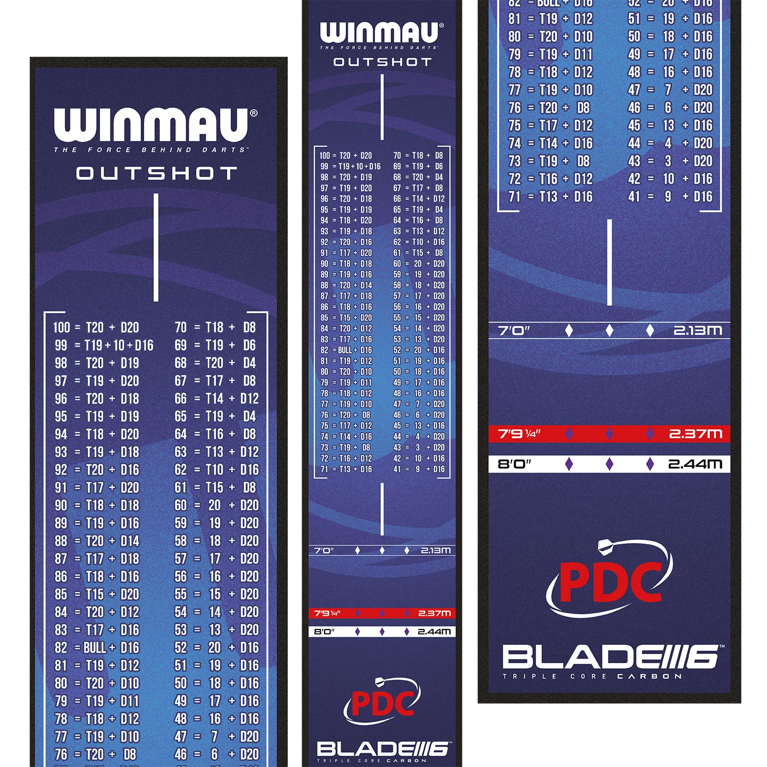 Winmau dart mat Outshot soft