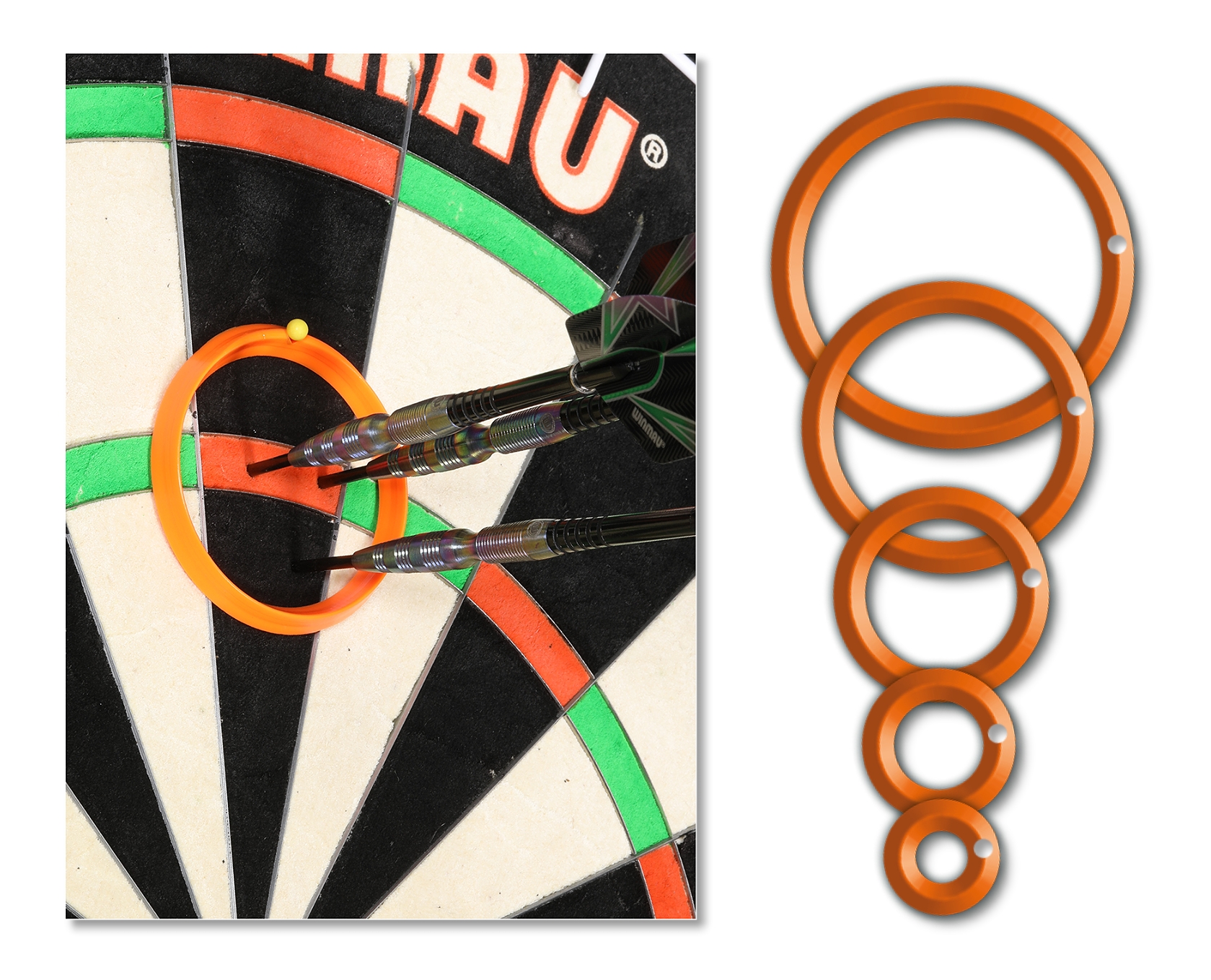 Winmau Simon Whitlock Practice Rings-Trainingsringe 8415