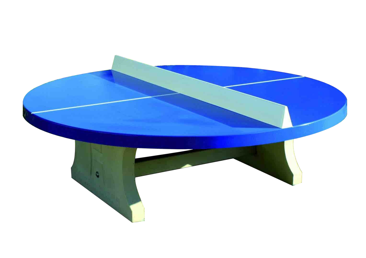 concrete Ping-Pong table - round