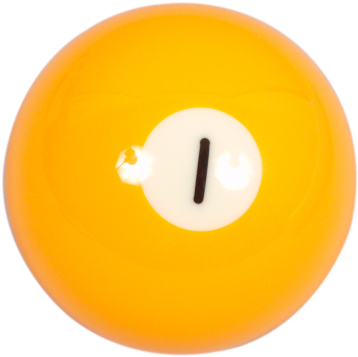 Pool ball Aramith 57.2 mm, no 1