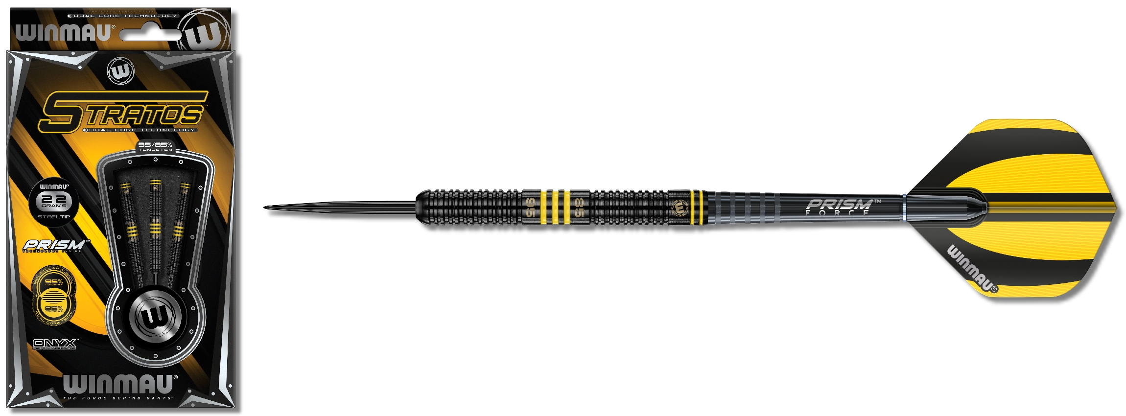 Winmau Stratos Steeldart 1055, 22 g, 24 g und 26 g