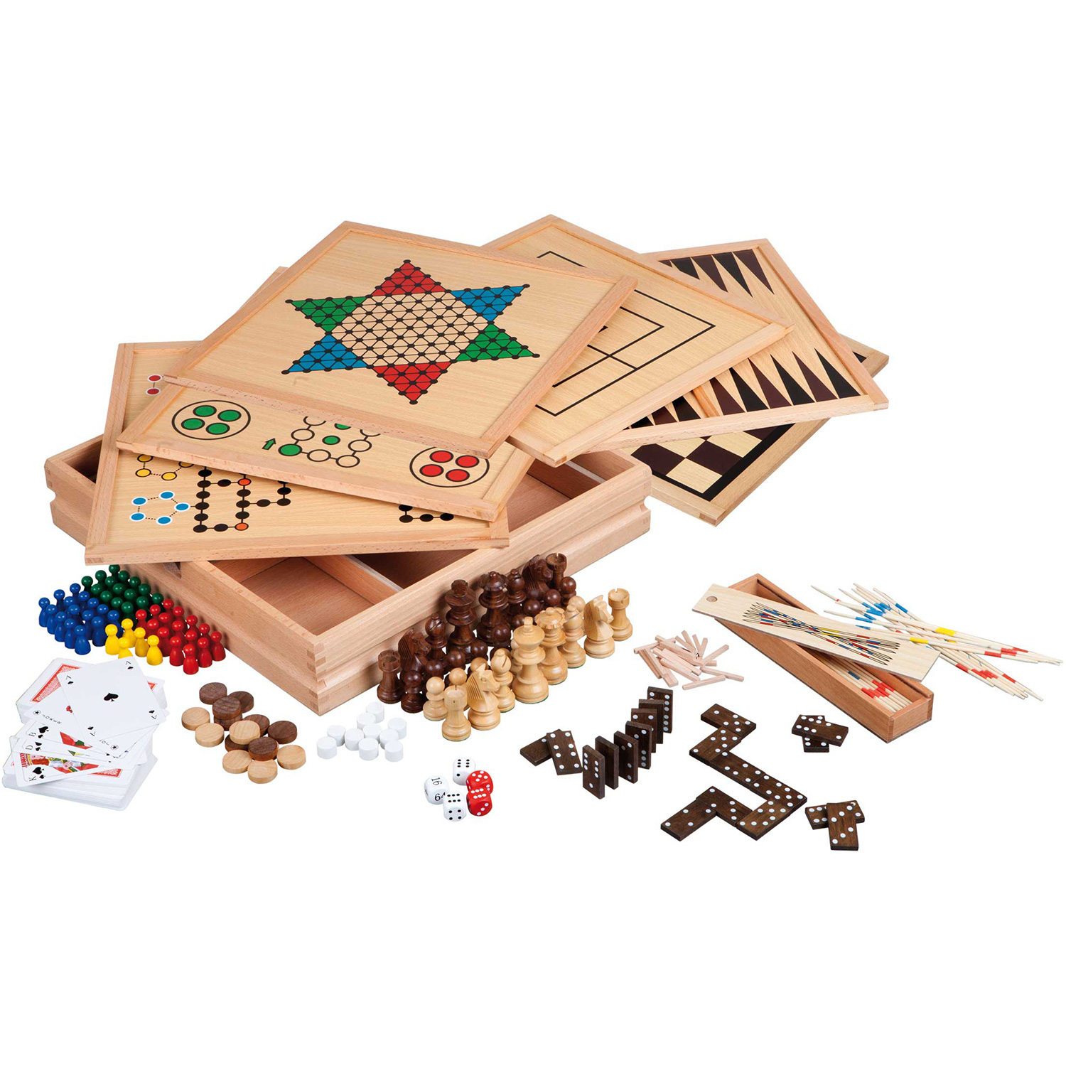 Philos wooden game set Compendium 100 - Premium