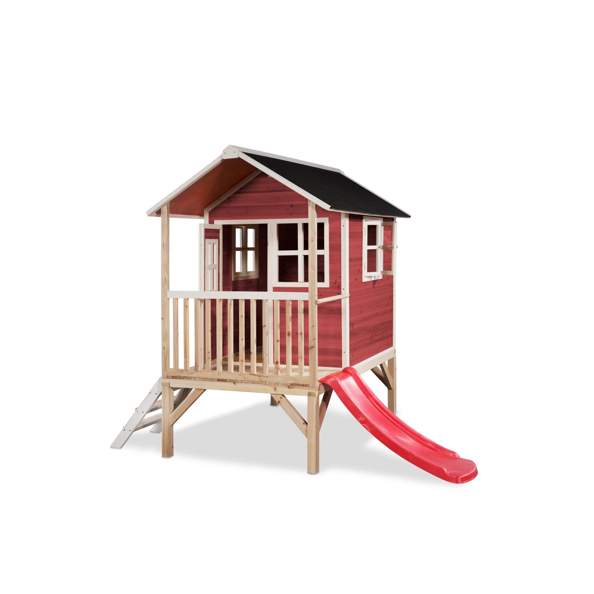 EXIT Loft 300 wooden playhouse - red