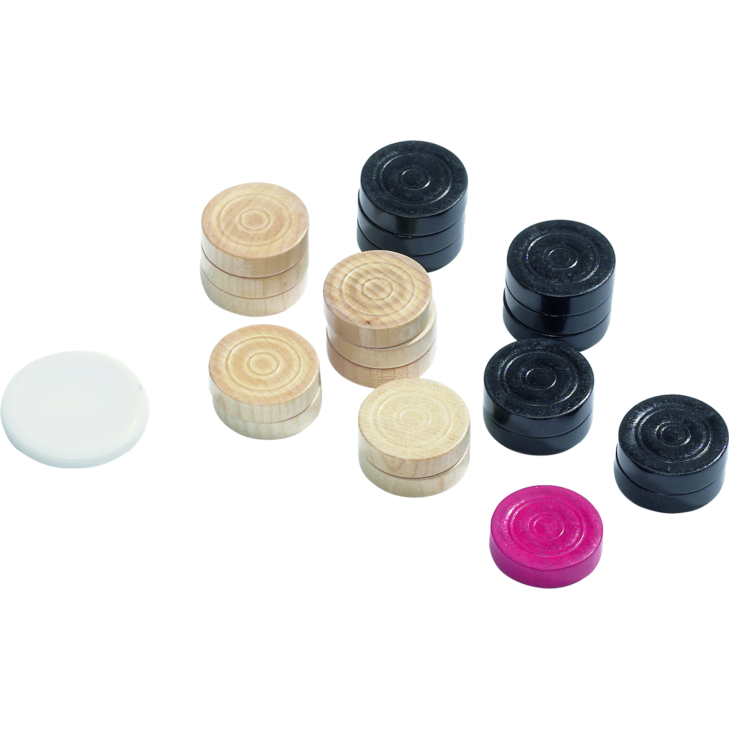 Philos Carrom playing pieces set 31 x 8 mm