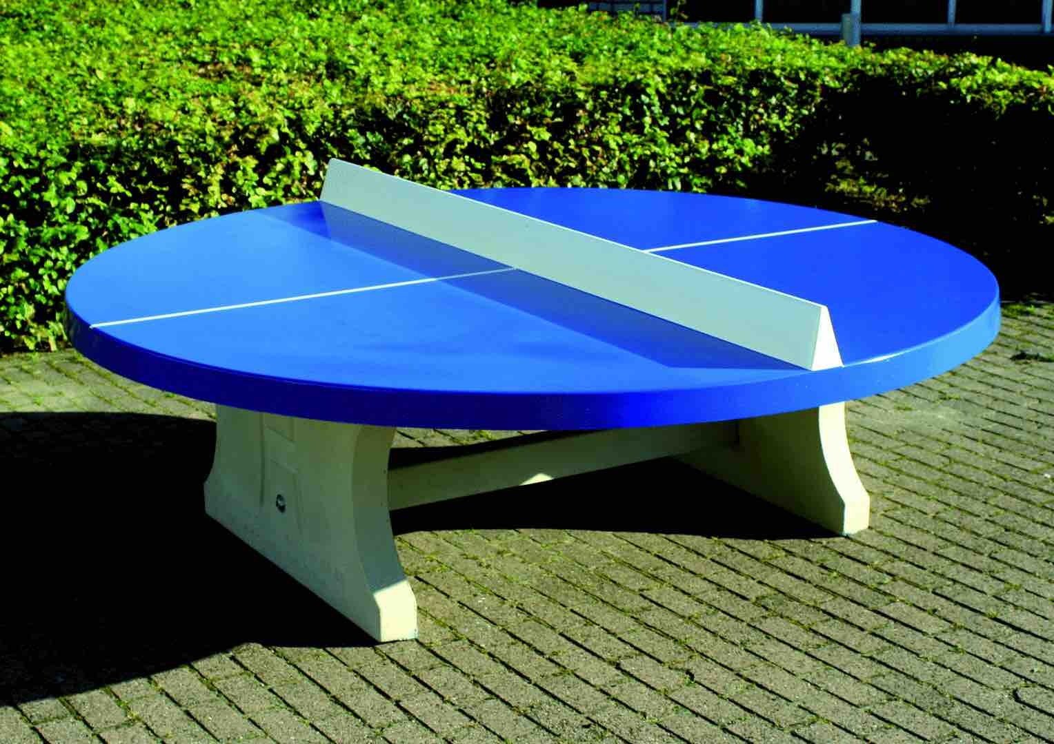 concrete Ping-Pong table - round