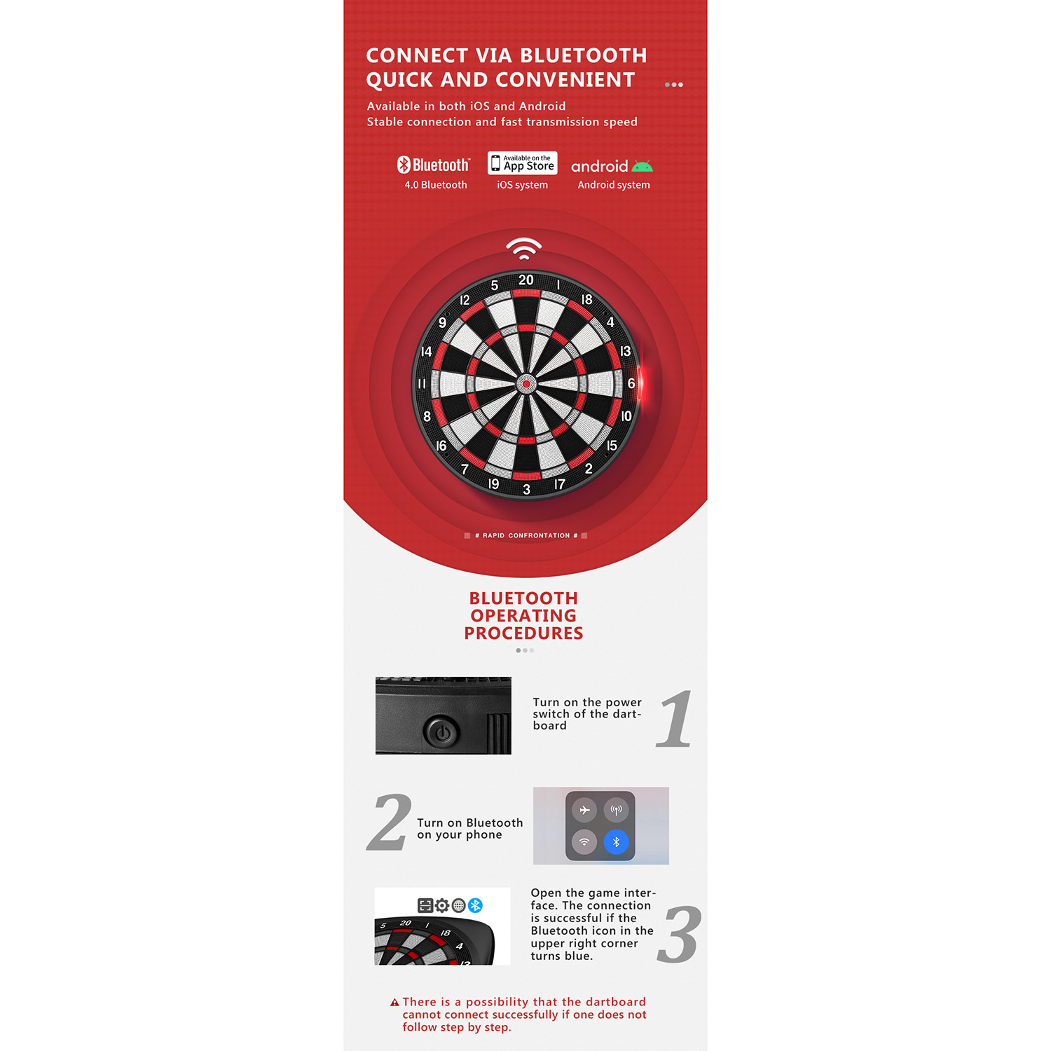 Buffalo electronic dartboard A1 bluetooth