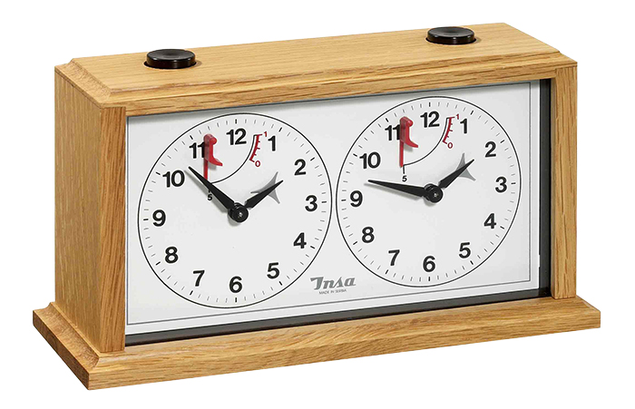Philos Chess clock Insa wood mechanical
