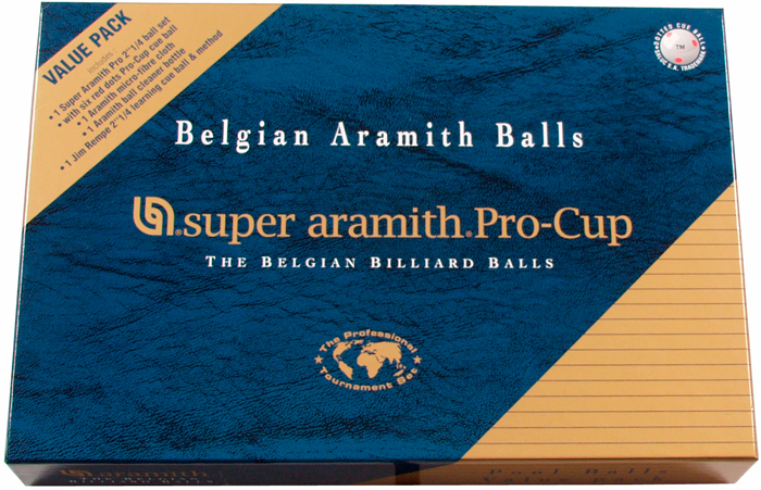 Pool balls Aramith Super, PRO, Value Pack