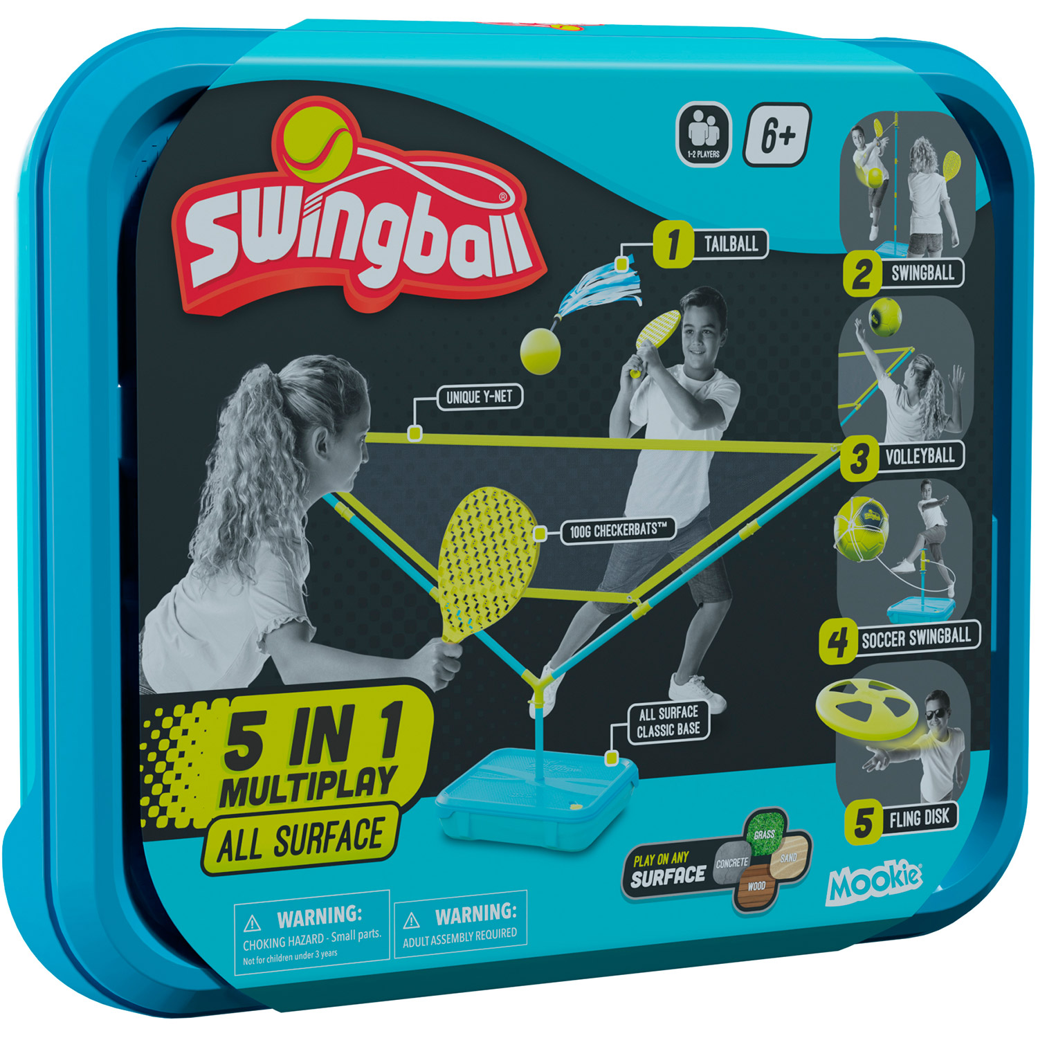 Swingball 5 in 1 Multispielset für alle Oberflächen