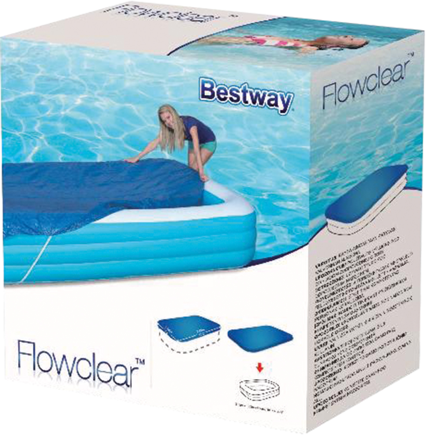 Bestway Flowclear Schwimmbadabdeckung 305 x 183 cm