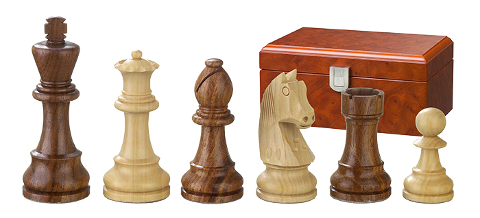 Philos Chess pieces Artus 70mm double weighted