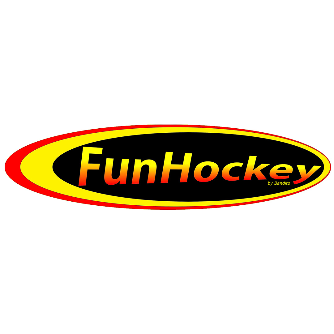 FunHockey sticks 2 x set of 2 + pop up goal - set mini