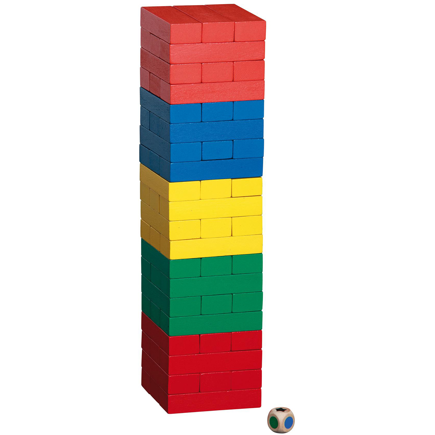 Philos Timber falling tower colored 75x75x300mm
