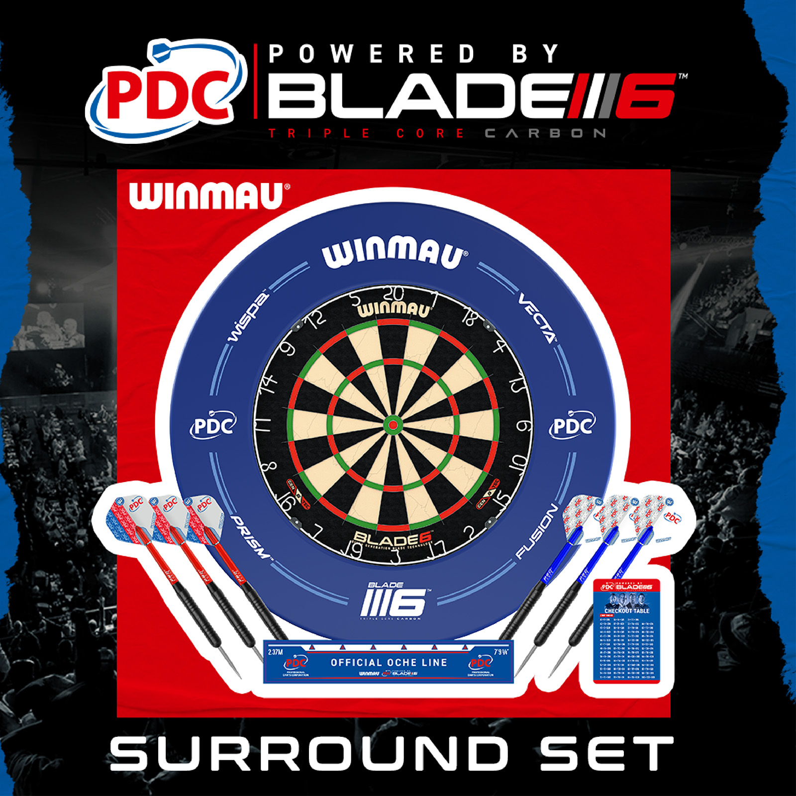 Dartboard Surround Set Winmau PDC 5310