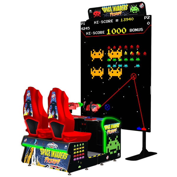 Video Game Space Invaders Frenzy