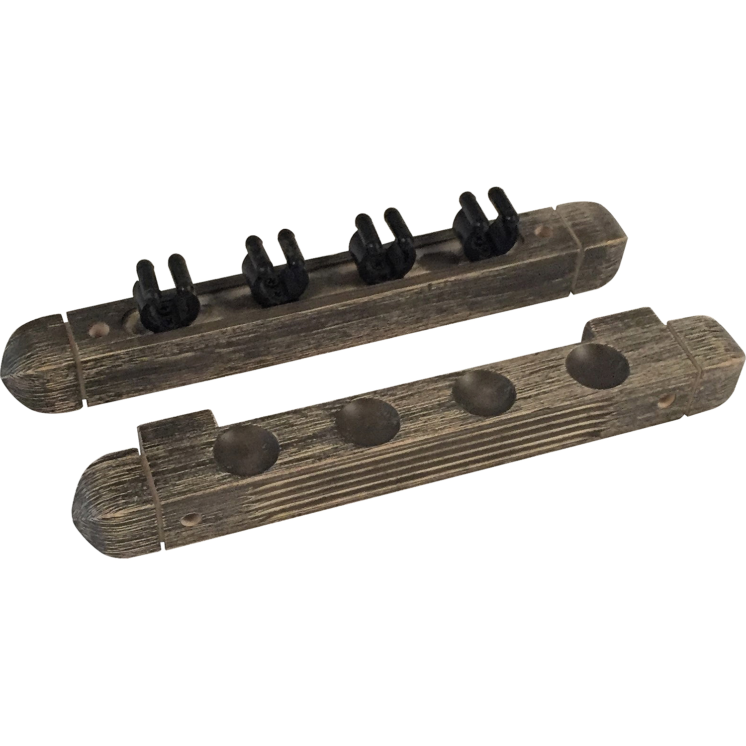 Buffalo cue wall rack 4 cues grey