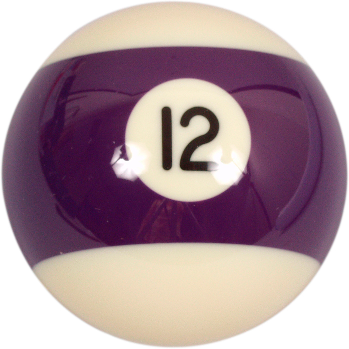 Pool ball Aramith 57.2 mm, no 12