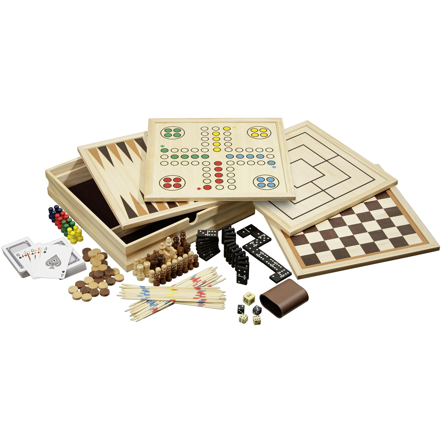 Philos wooden game set Compendium 10 - medium