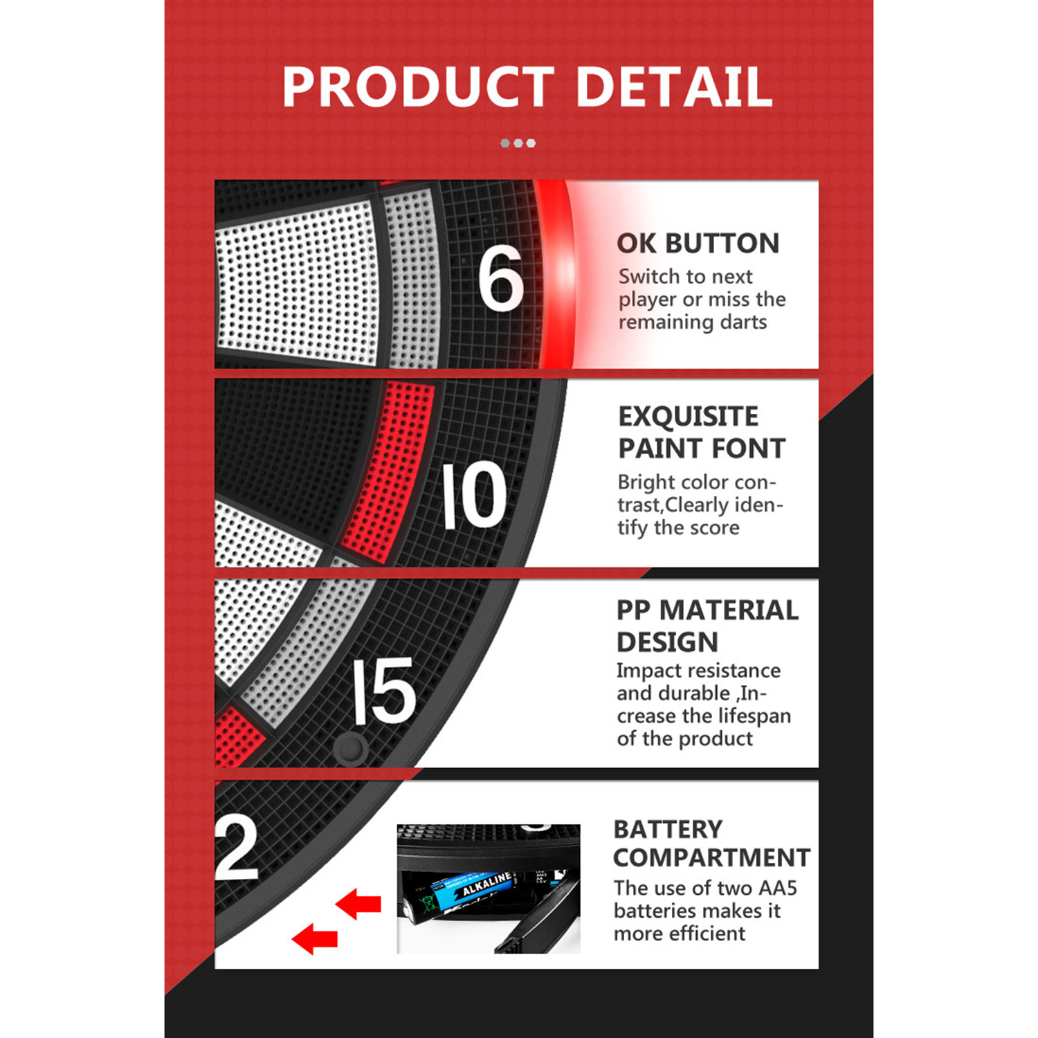 Buffalo electronic dartboard A1 bluetooth