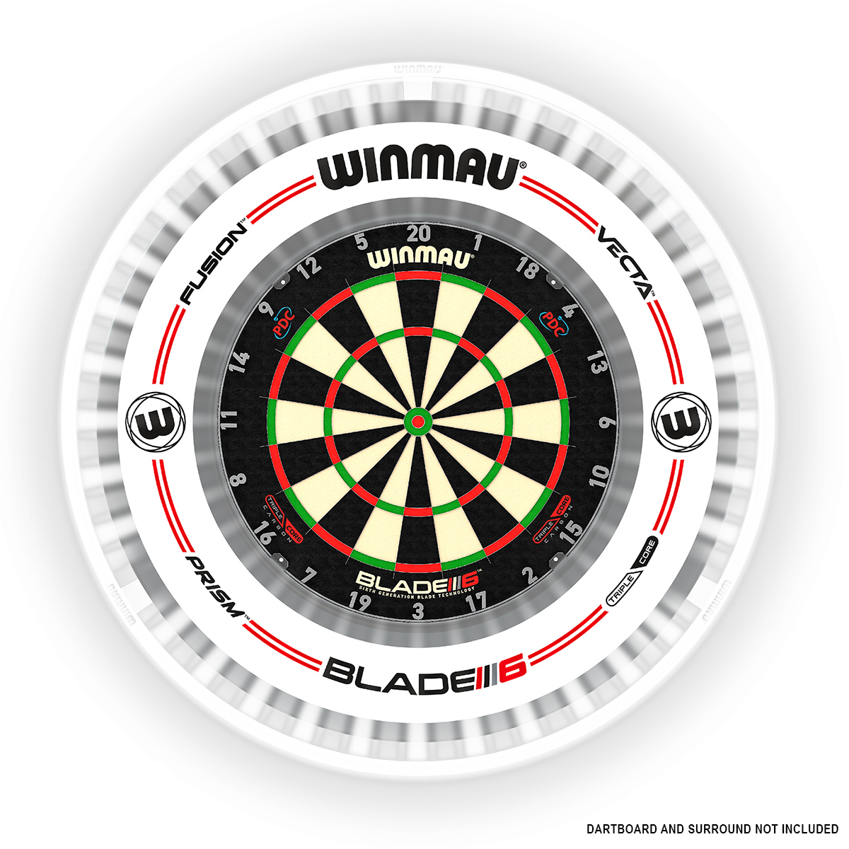 Winmau Plasma Dartboard Licht ICE 