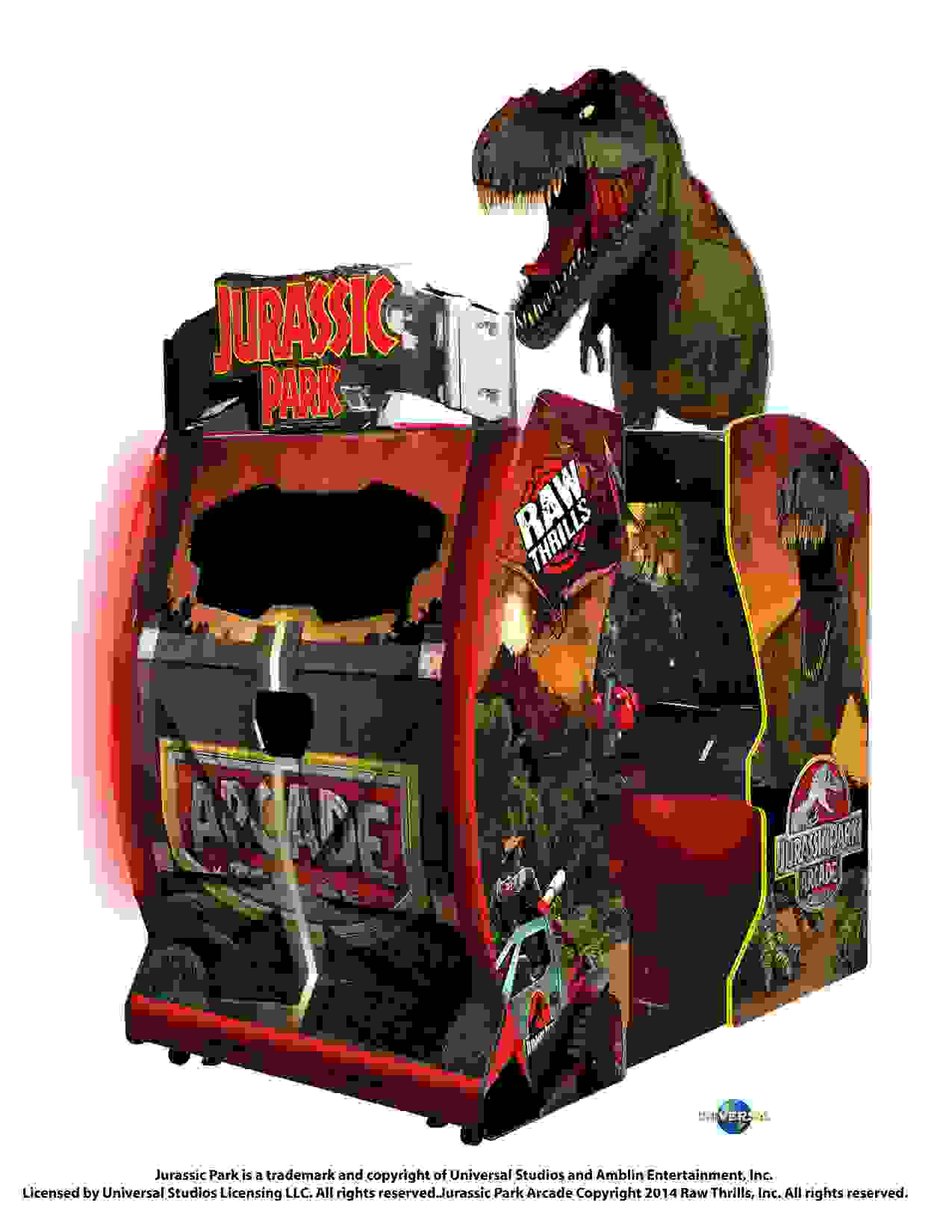 Raw Thrills Video Game Jurassic Park DX