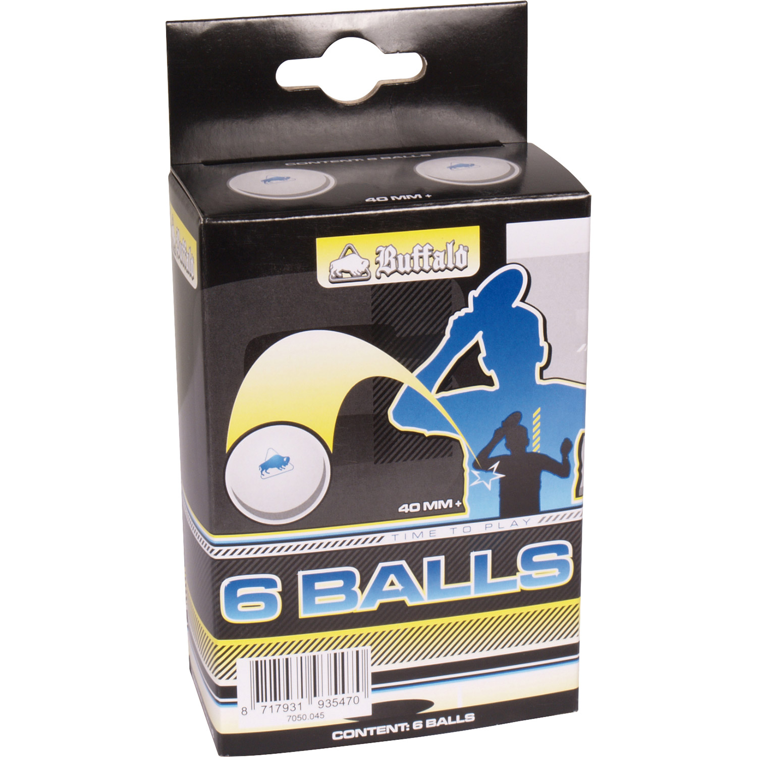 Table tennis balls Buffalo 3* Competition 6pcs.