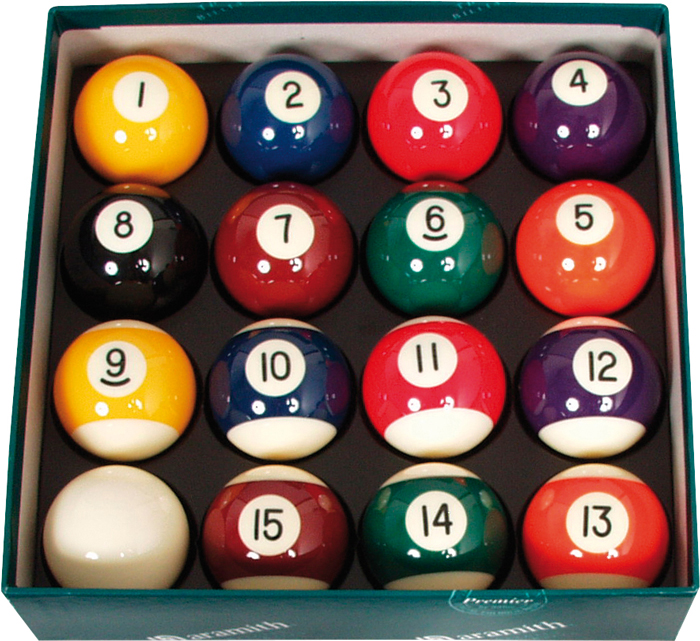 Aramith pool balls set 50.8mm