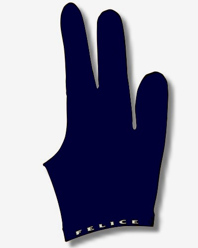 Billiard Glove Felice dark blue ambidextrous